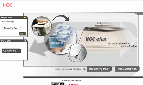 hgc efax services login.